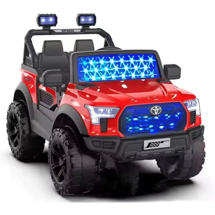 ماشین شارژی شاسی بلند لاستیک اسفنجی متالیک ۵موتوره RGB