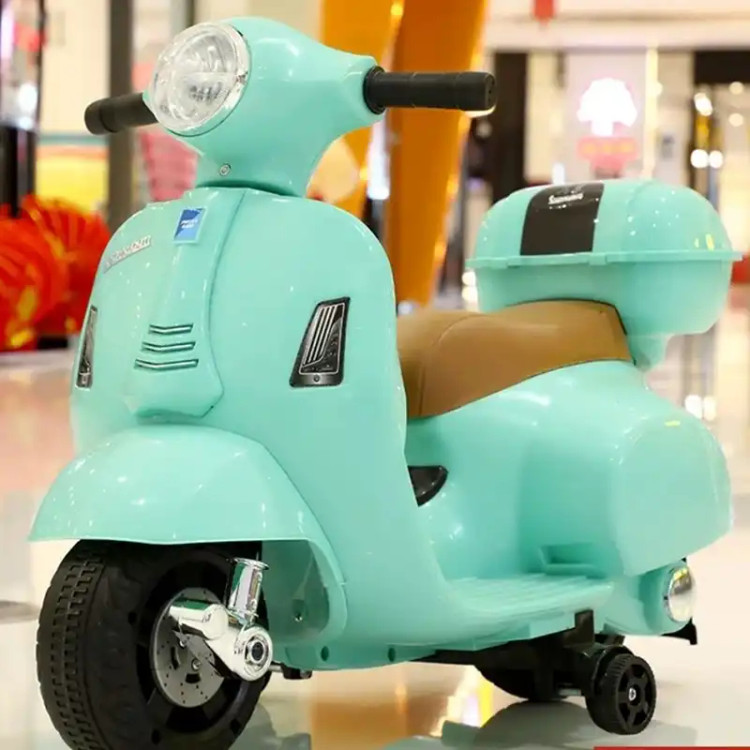 موتورشارژی طرح وسپا دو موتوره با چرخ کمکی کنترل دار