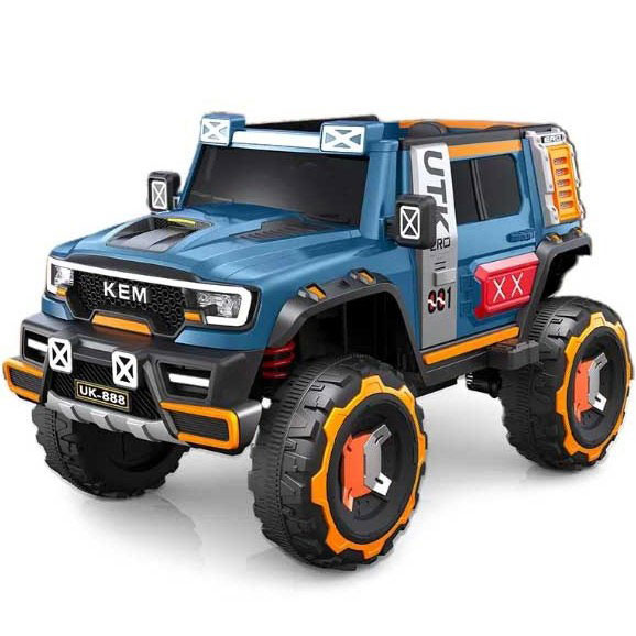 ماشین شارژی دو نفره KEM سایز بزرگ شاسی بلند آفرودی