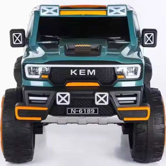 ماشین شارژی دو نفره KEM سایز بزرگ شاسی بلند آفرودی